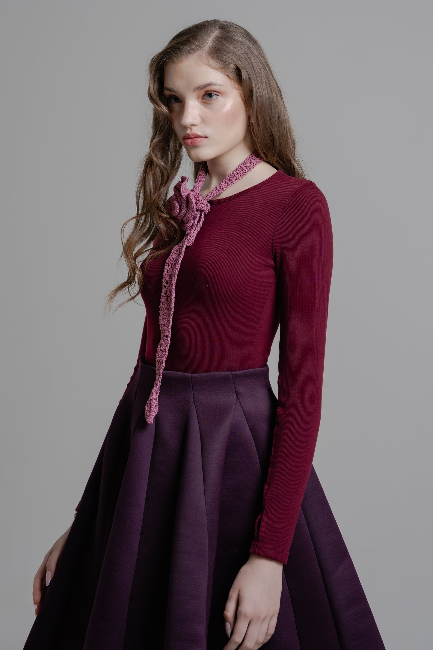 Lucinda Skirt in Wine