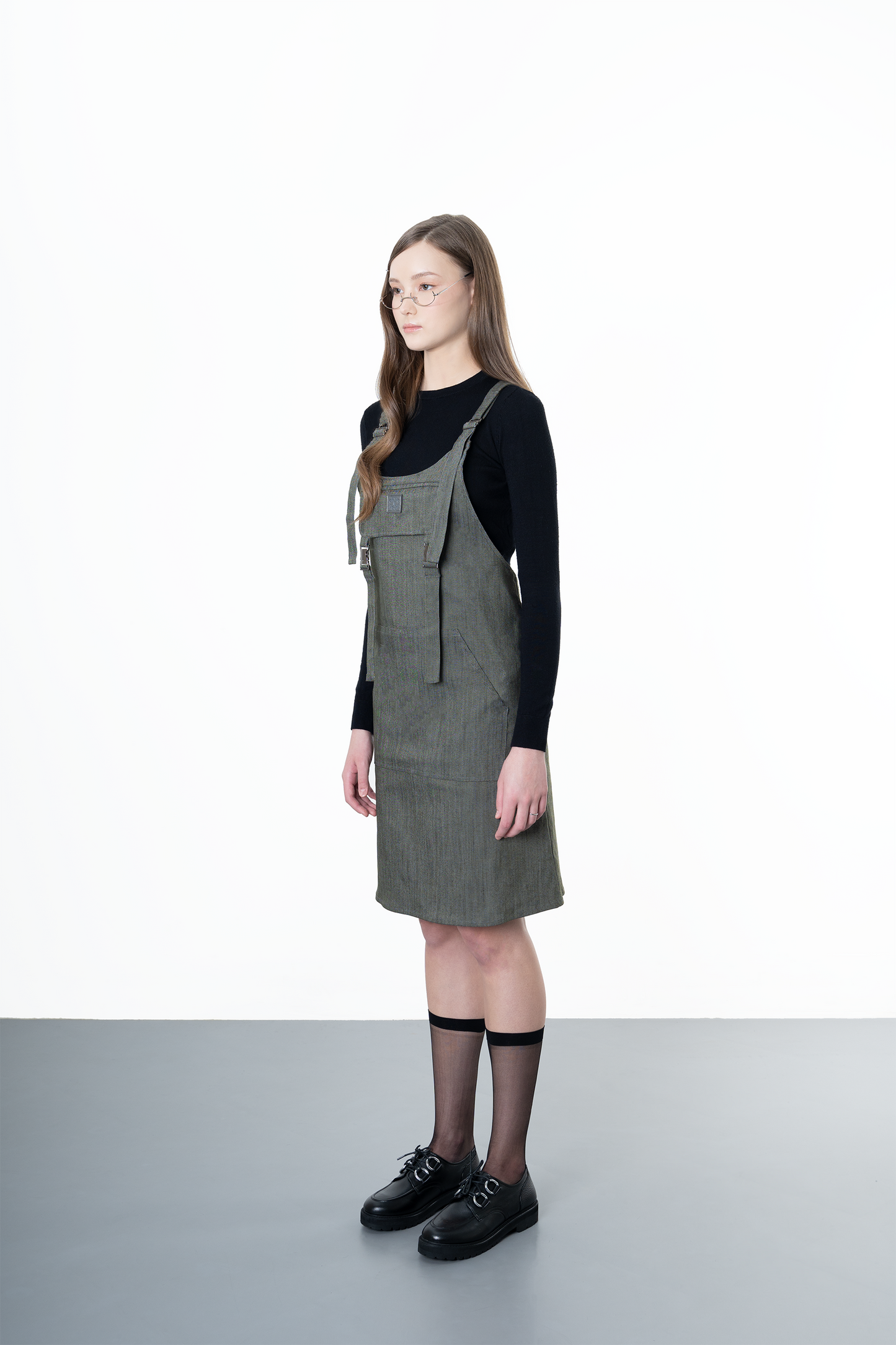 Rory Pinafore in Sage