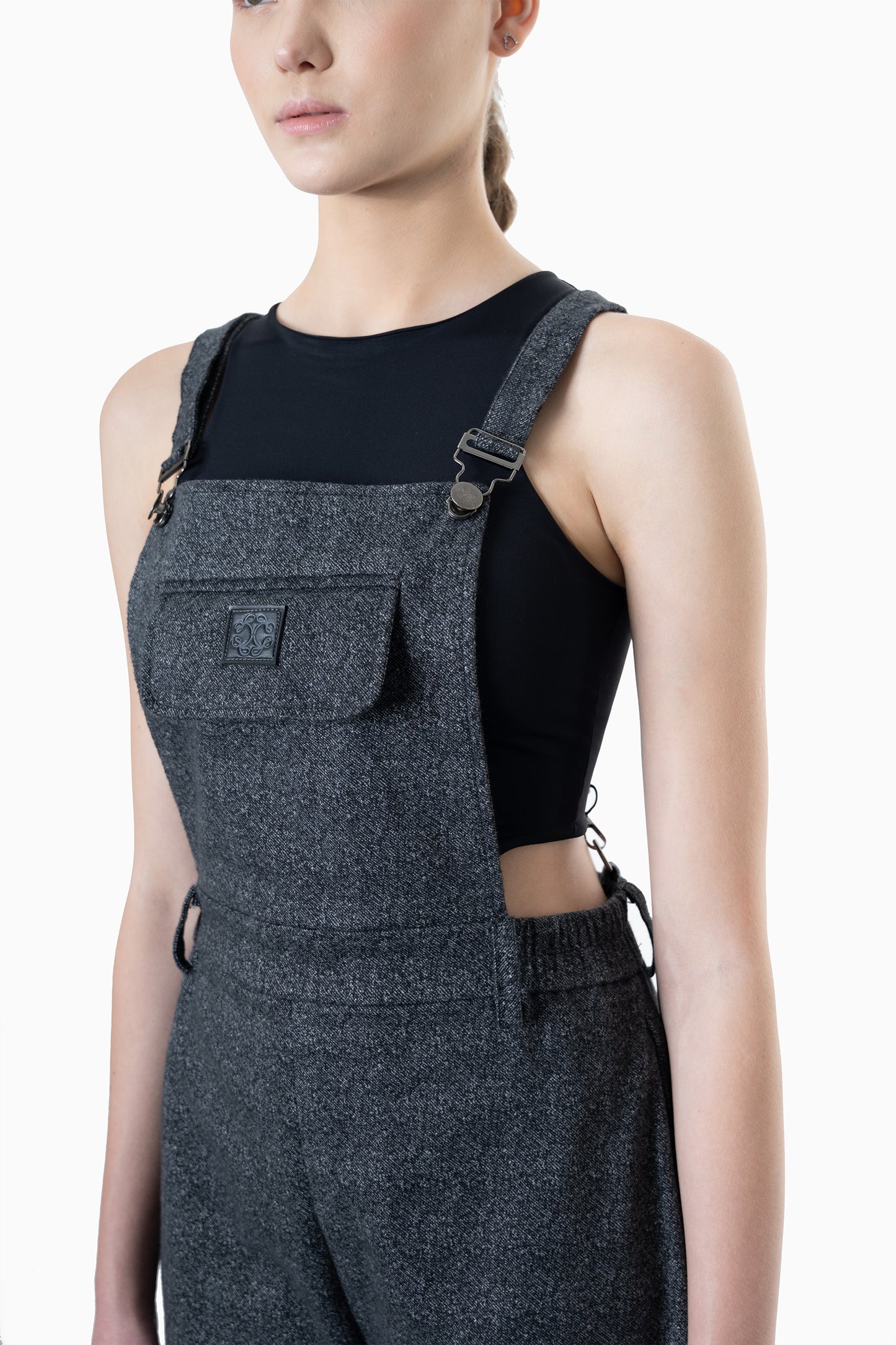 Ada Overalls in Black