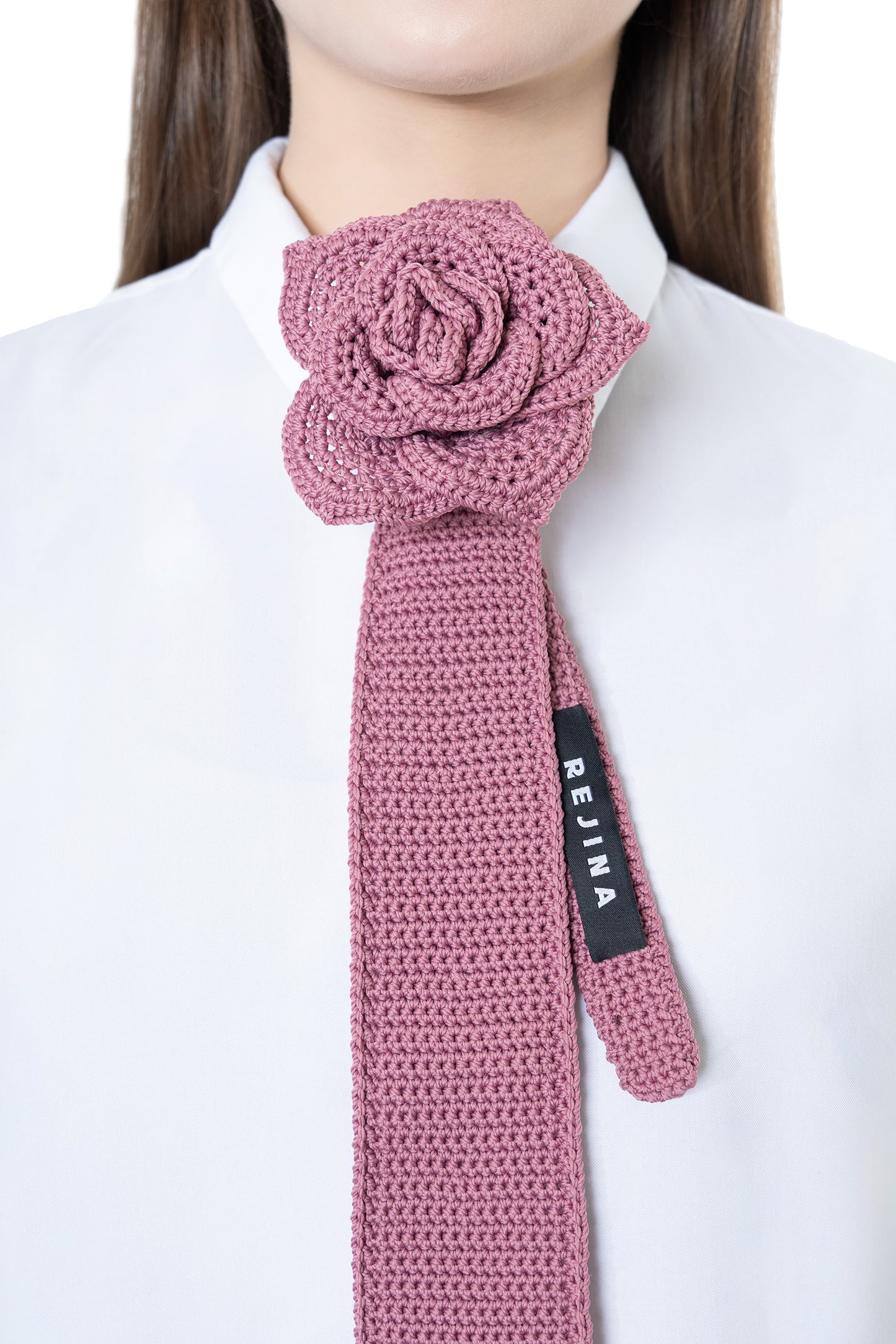 Rosette Tie in Pink