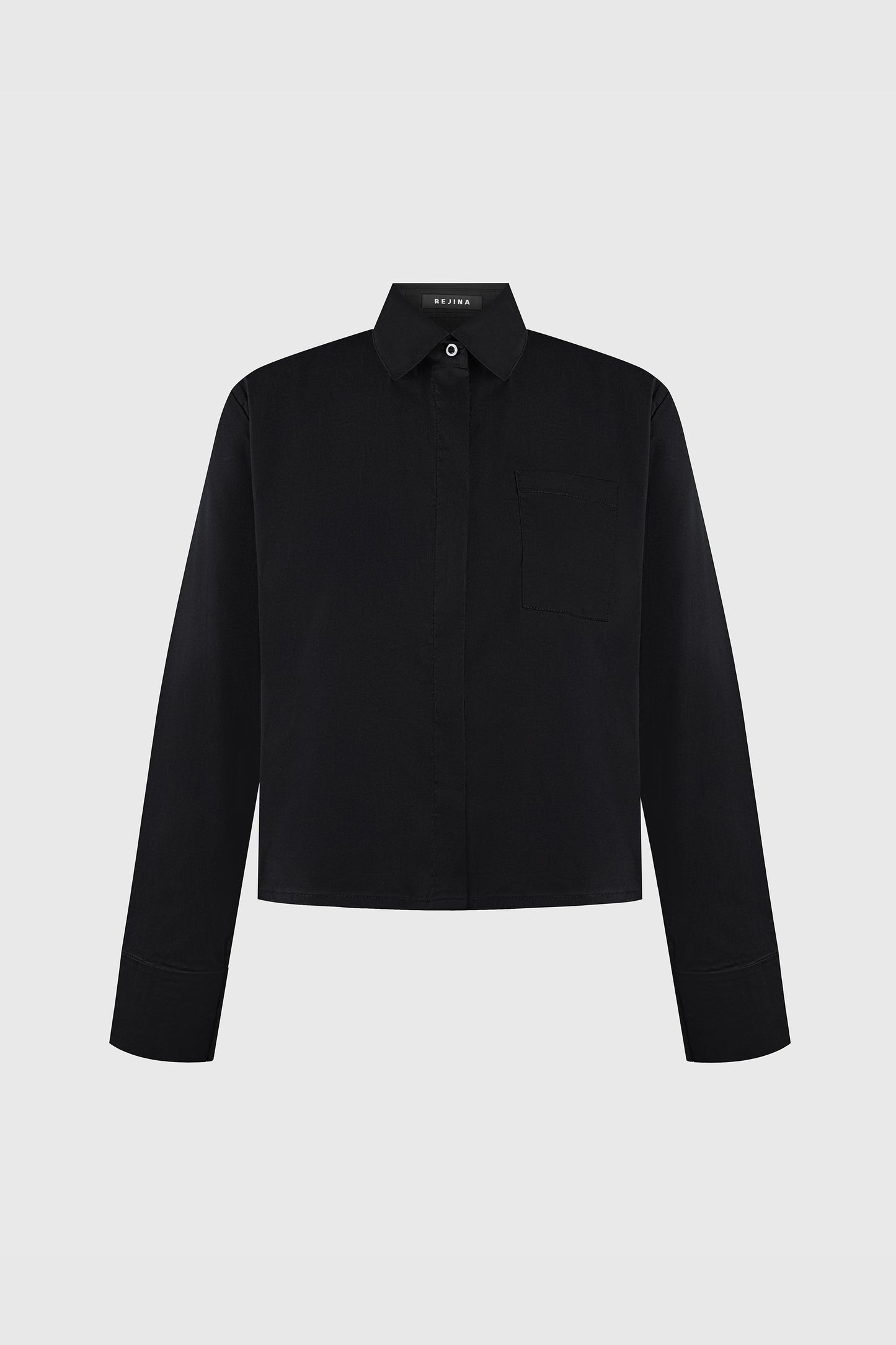 REJINA Classic Black Shirt